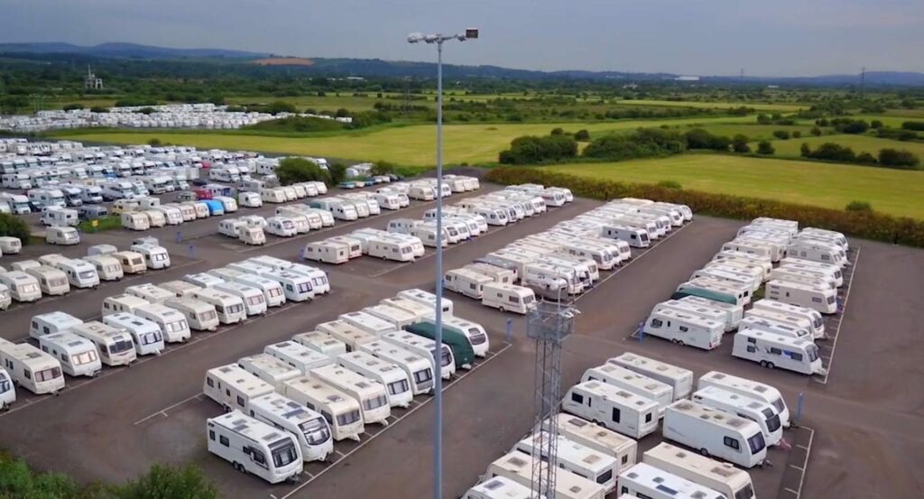 blue self storage in cardiff - our expansive caravan storage site