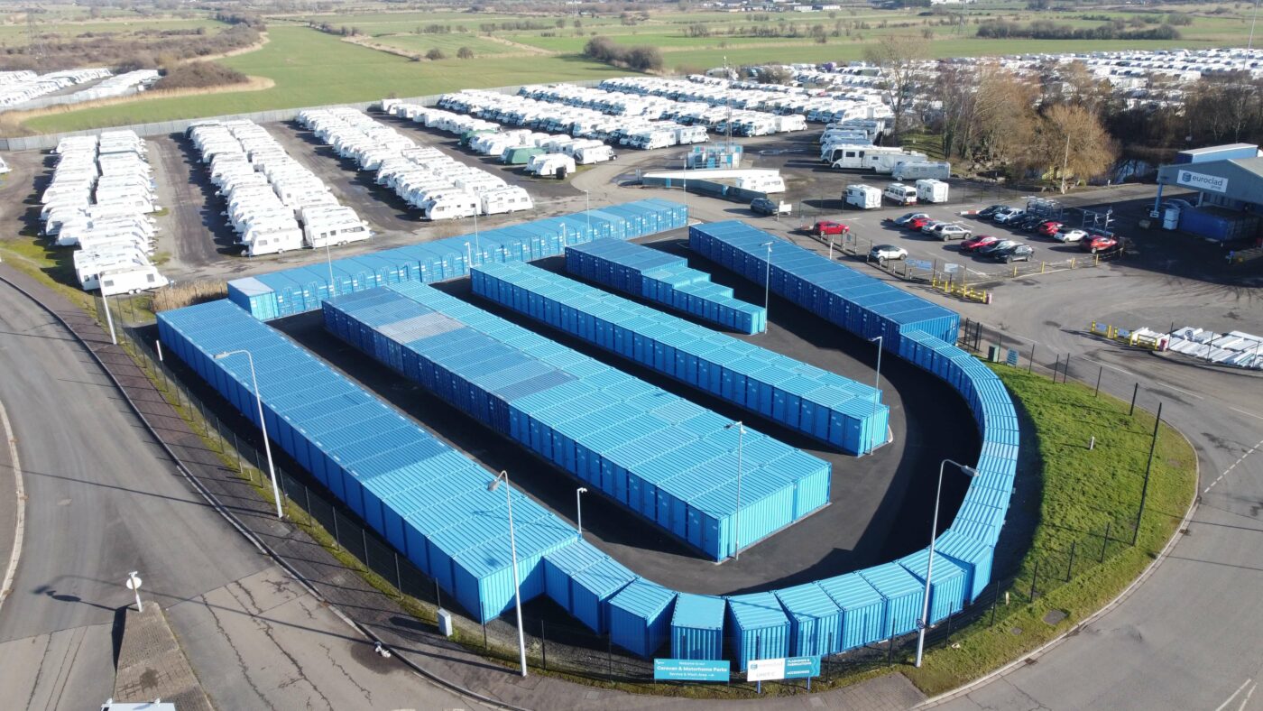 What is self storage? An aerial view of our facility