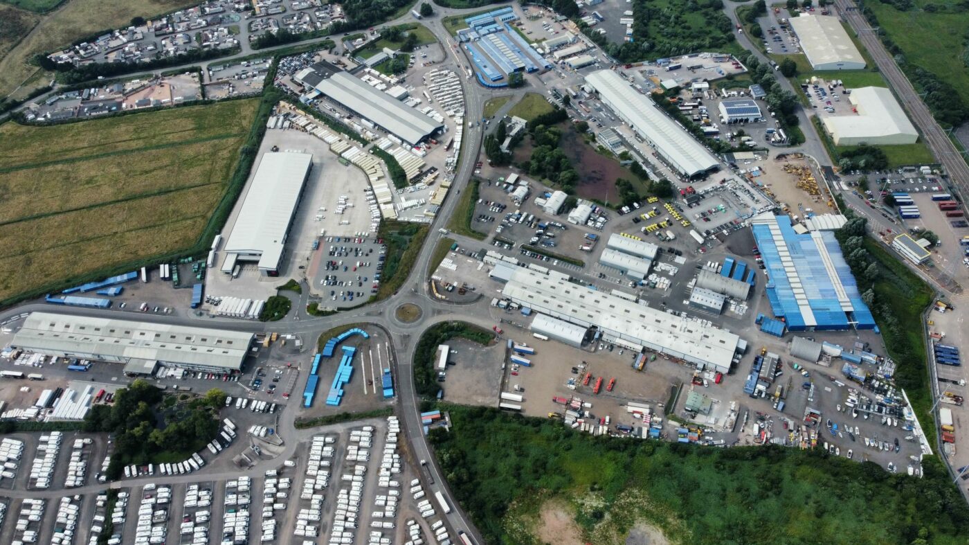 Wentloog Corporate Park aerial view